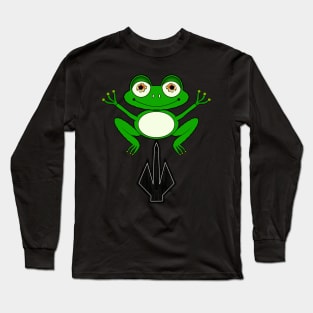 cute frog Long Sleeve T-Shirt